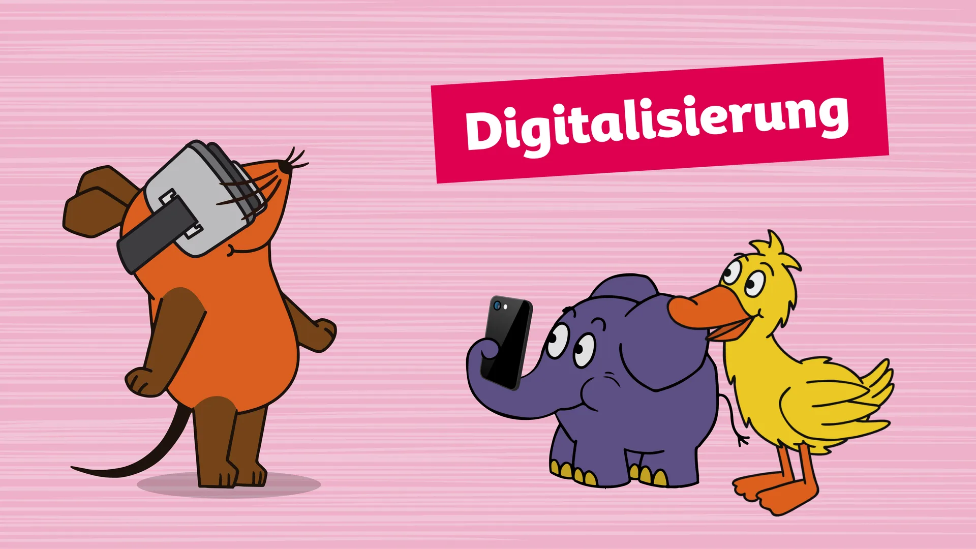 Sequenz aus der Maus App für den WDR. Konzept, Design Programmierung von Machbar.